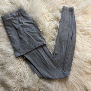 AllSaints Raffi Leggings Size 2 Light Gray skirted